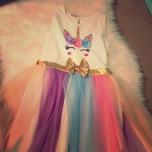 Unicorn girls dress